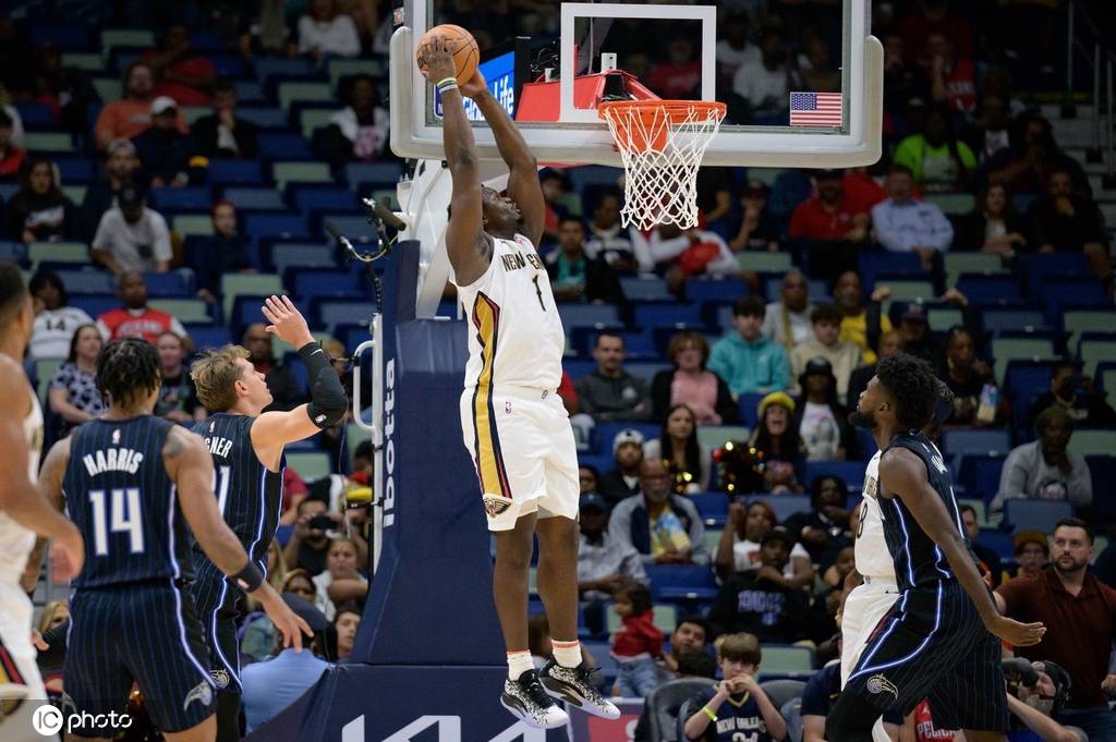 关于北京队力克魔术，锡安刷新纪录的信息